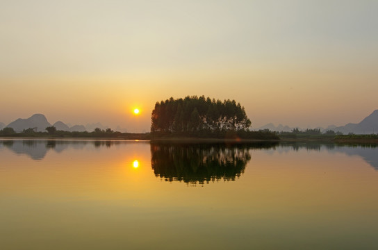 夕阳 风景