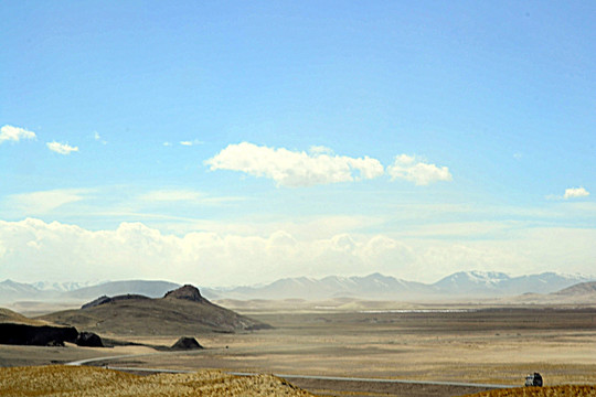 西藏风光 荒漠草原