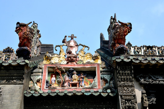 陈家祠 雕塑