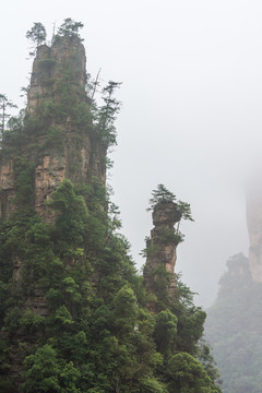 张家界秀丽山峰