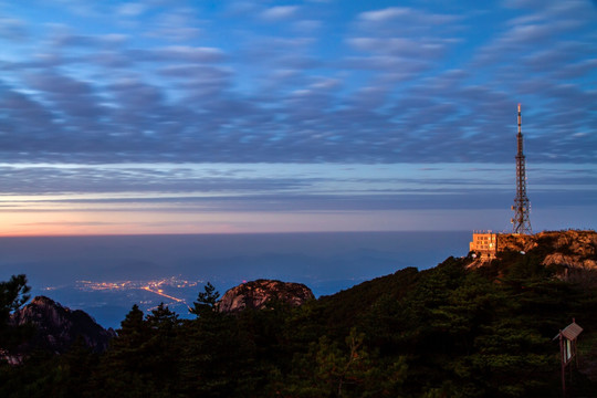 黄山夜色