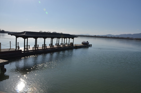 頤和園昆明湖棧道