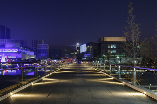 宁波文化广场夜景