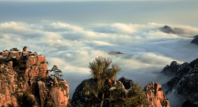 冬景 黄山风光 黄山