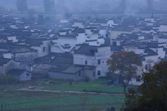 山村的早晨