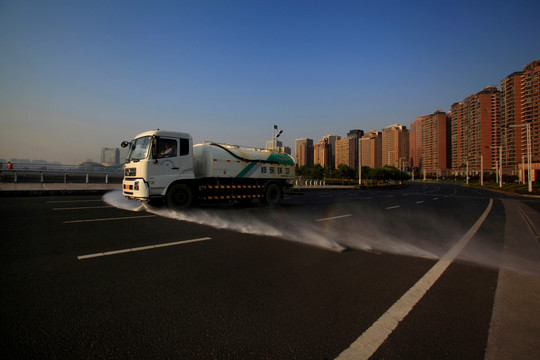 洒水车 城市清洁