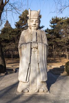 明十三陵神路雕像