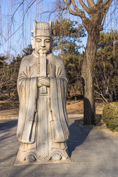 明十三陵神道雕像