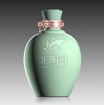 青瓷瓶效果圖