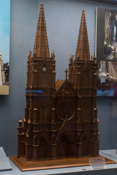 圣心石室大教堂模型