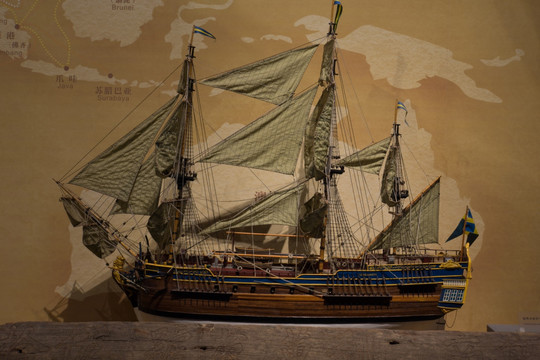 瑞典哥德堡号船模