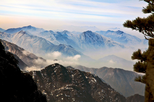 冬景 黄山风光