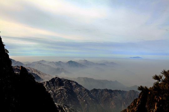 冬景 黄山风光