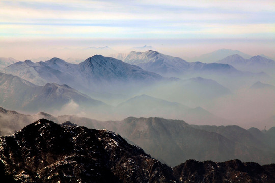 冬景 黄山风光