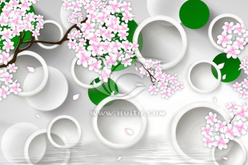 3D壁畫 櫻花