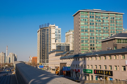 北京北苑路 北京街道 光大名筑