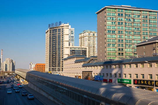 北京北苑路 北京街道 欧陆经典