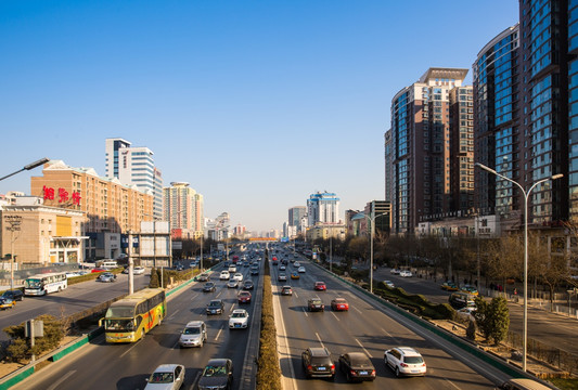 北京北四环东路 北京街道