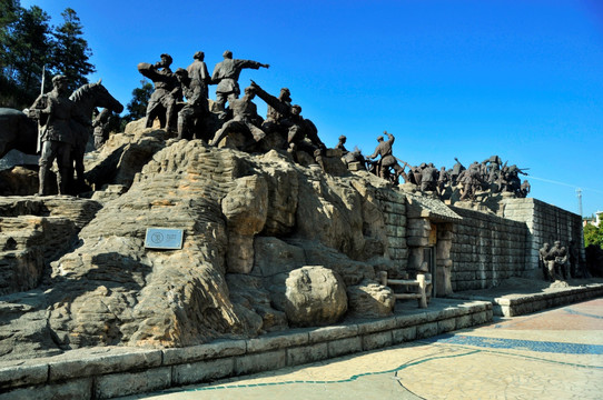大型红军故事雕塑