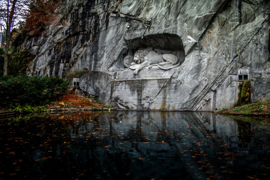 阿尔卑斯山流泪的狮子