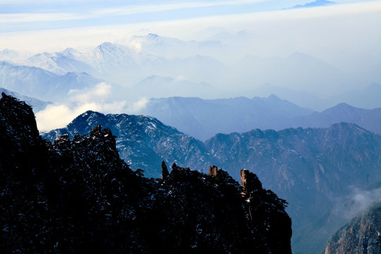 冬景 黄山风光