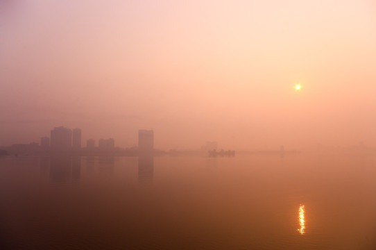 晚霞油菜花