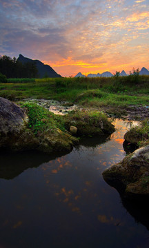 夕阳风景