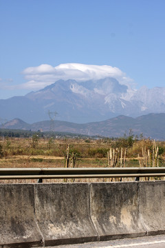 卧龙雪山风光