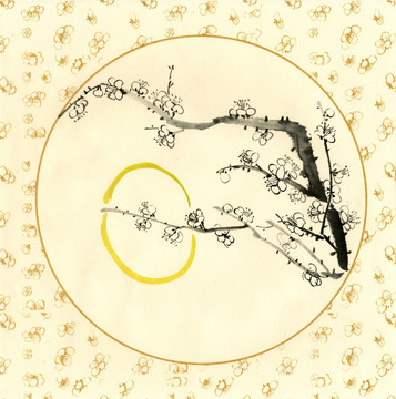 國(guó)畫梅花