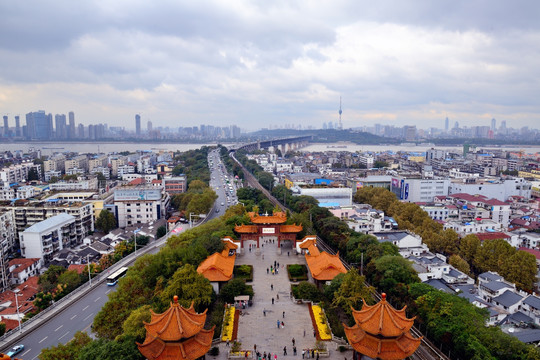 武汉城市建设 全景 武汉风光