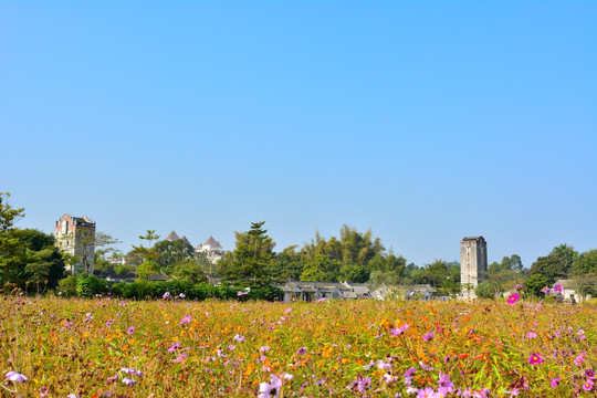 客家民居 田园风光