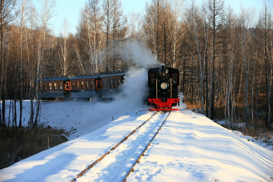 林海雪原小火车