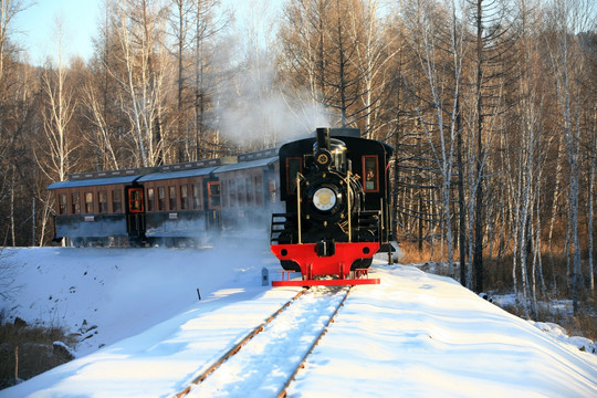 林海雪原小火车