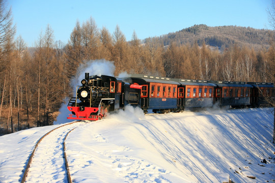 林海雪原小火车