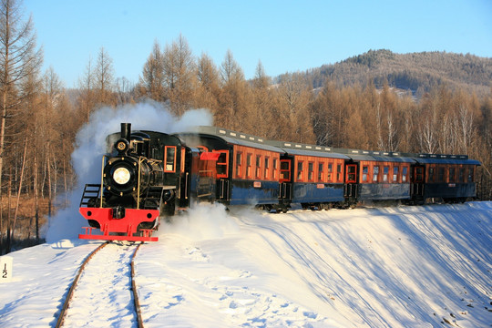 林海雪原小火车