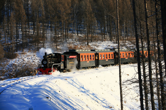 林海雪原小火车