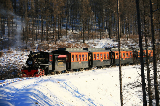 林海雪原小火车