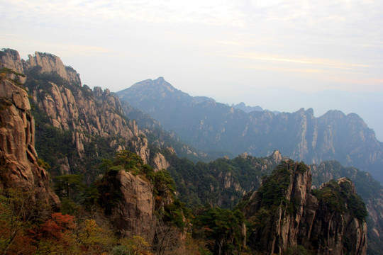 黄山 群山