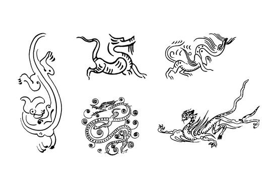 中國遠(yuǎn)古龍紋裝飾
