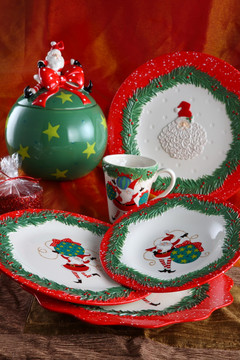 圣诞陶瓷 餐具