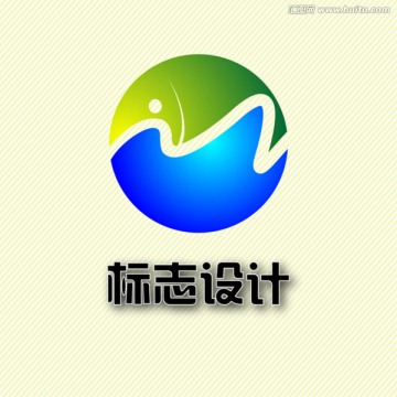 水族館標志 原創標志