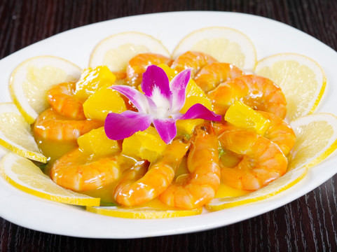 菠萝蜜汁大虾越南