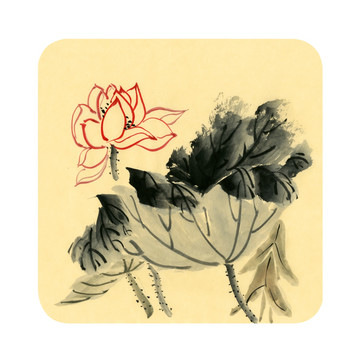 國(guó)畫(huà)荷花