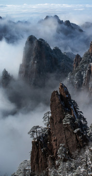 黄山西海云海