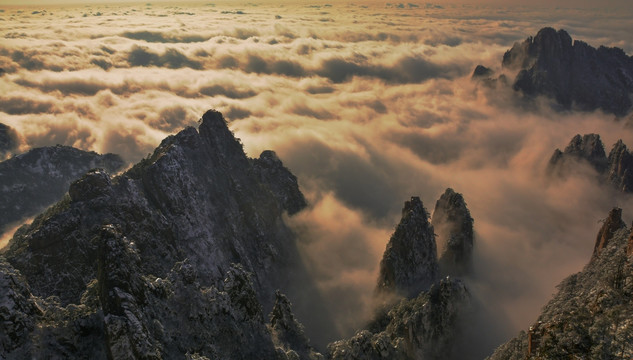 黄山西海云海