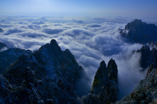 黄山西海云海