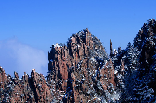 黄山山峰