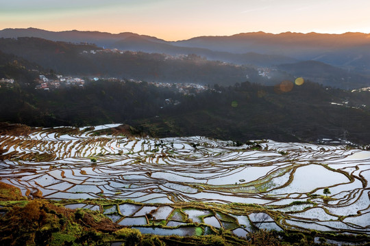 哀牢山红河梯田