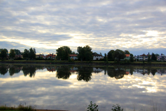 瑞典额德布如市自然风光风景