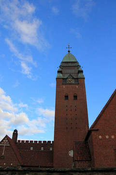 瑞典哥德堡城市教堂风景